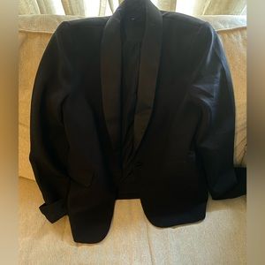 NWOT Blazer with satin lapel